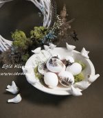 Keramikinis dubenėlis su paukšteliais